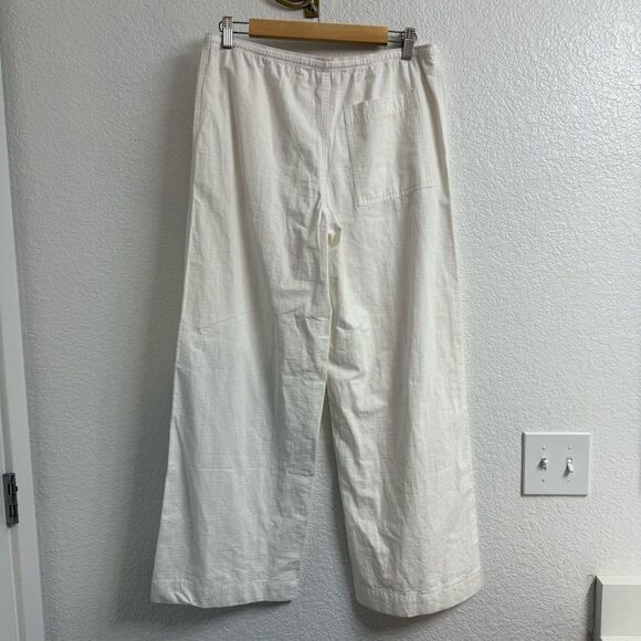 ISALIS Joyce Pants in White Size Medium - Picture 2 of 3